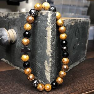 Wood Bead Bracelet WD001